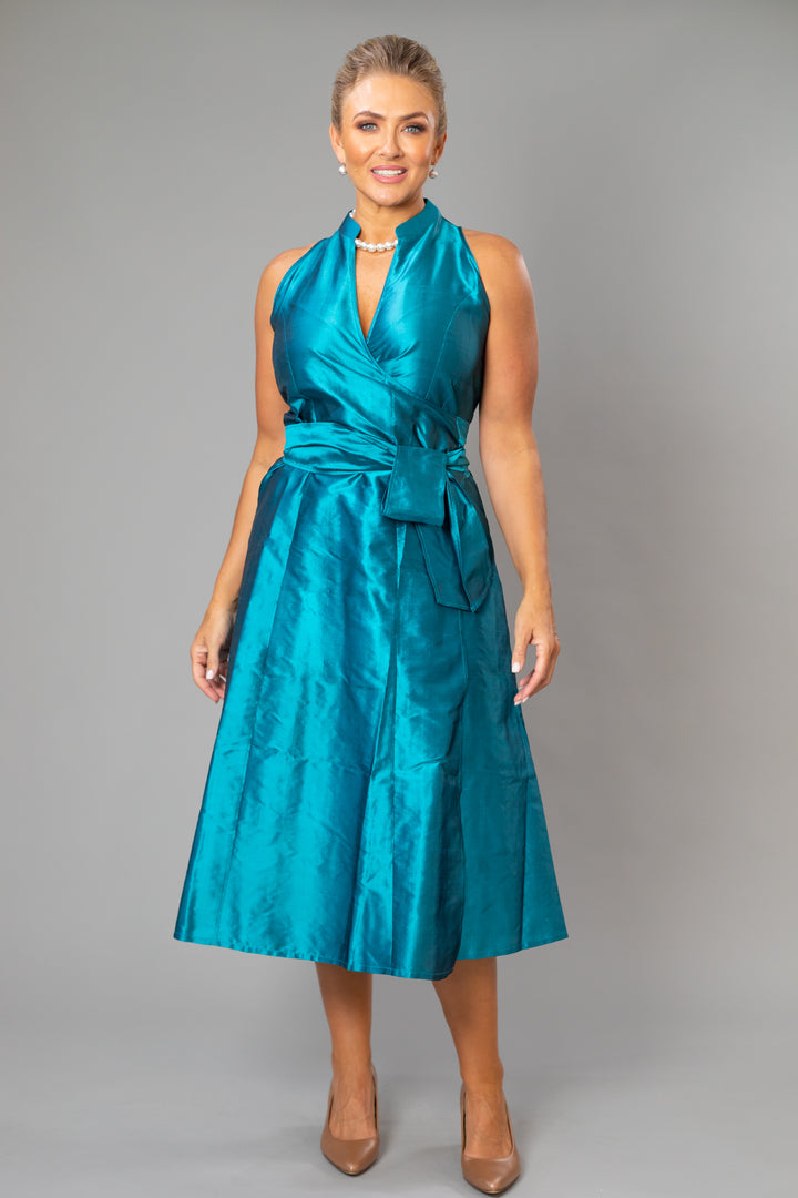 Pure Silk Wrap Dress