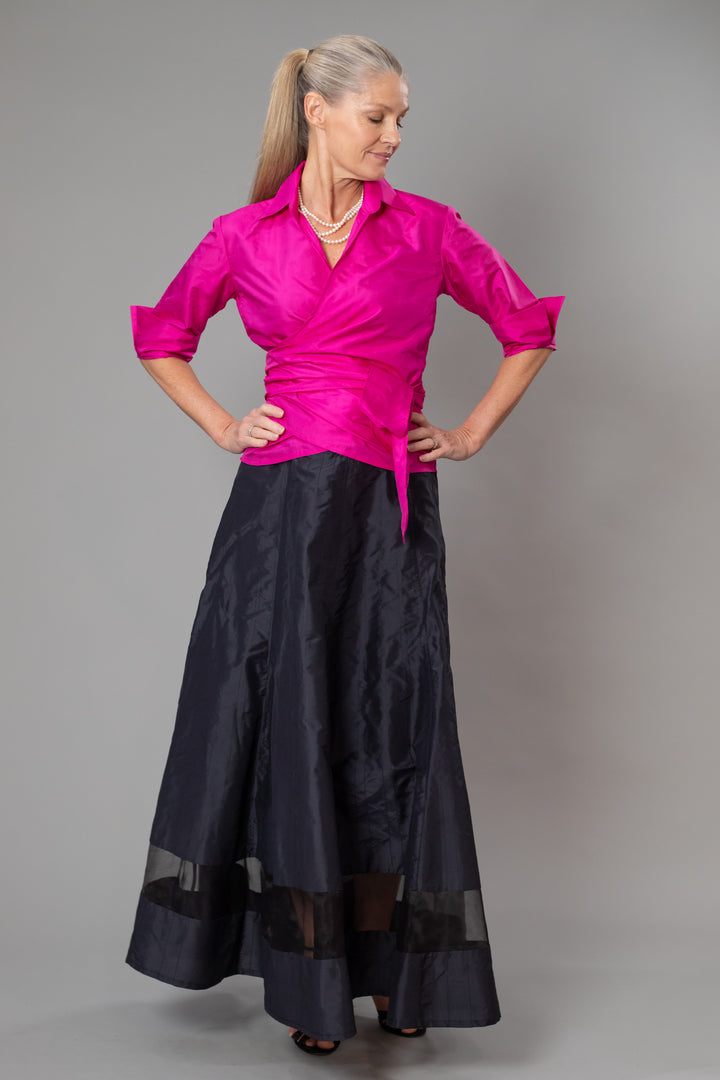 Pure Silk Cocktail Skirt - Gown Length