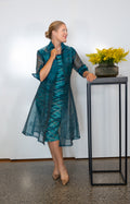 Pure Silk Organza Coat - Plain