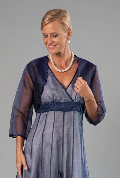 Scalloped Bolero - Mother of the Bride/ Groom Dresses | Living Silk