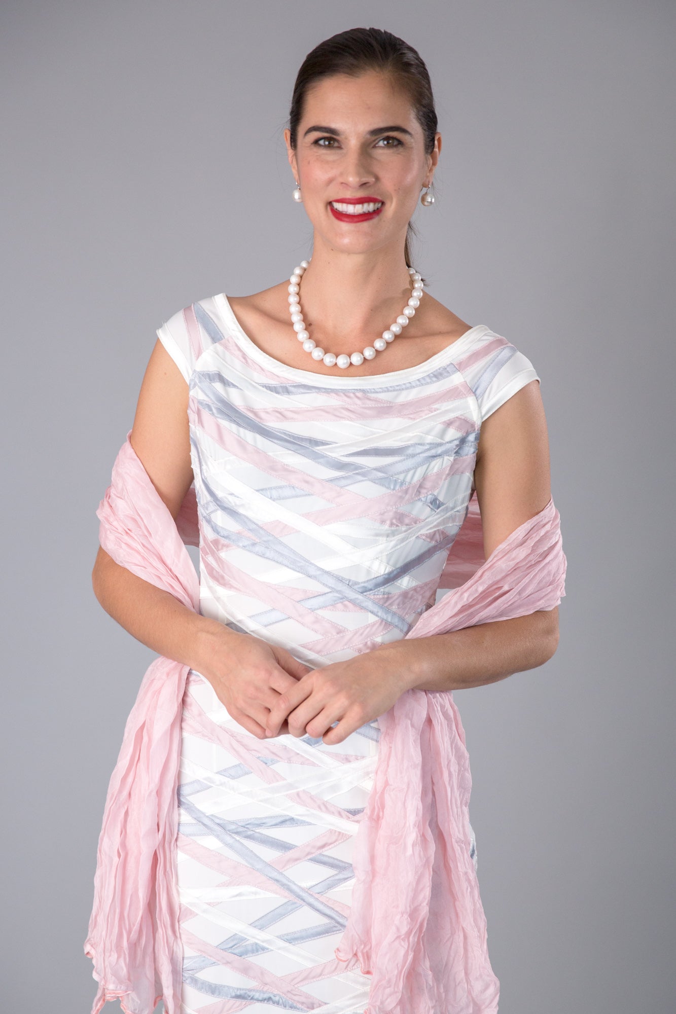 Living Silk - Soft Pink Shawl for the Mother of the Bride / Groom